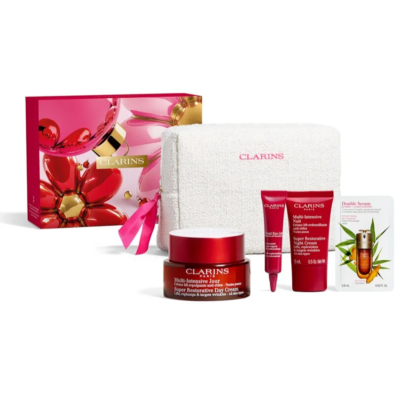 Clarins Super Restorative Collection darilni set za zrelo kožo
