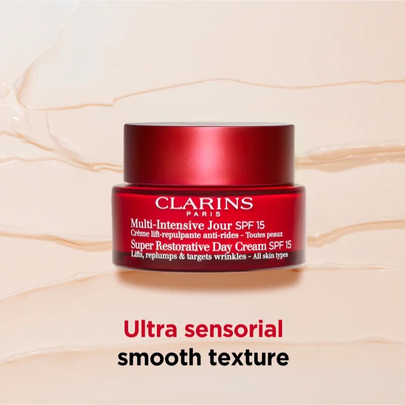 Clarins Super Restorative Day Cream SPF 15 pomlajevalna dnevna krema SPF 15 50 ml