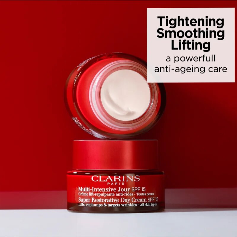 Clarins Super Restorative Day Cream SPF 15 pomlajevalna dnevna krema SPF 15 50 ml