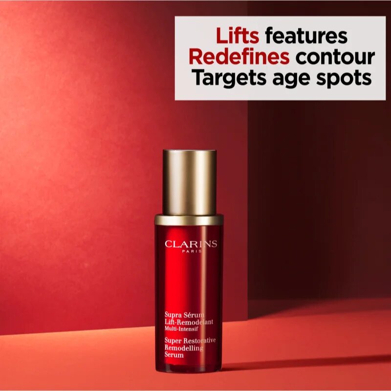 Clarins Super Restorative Remodelling Serum aktivni serum za glajenje poteze obraza 30 ml