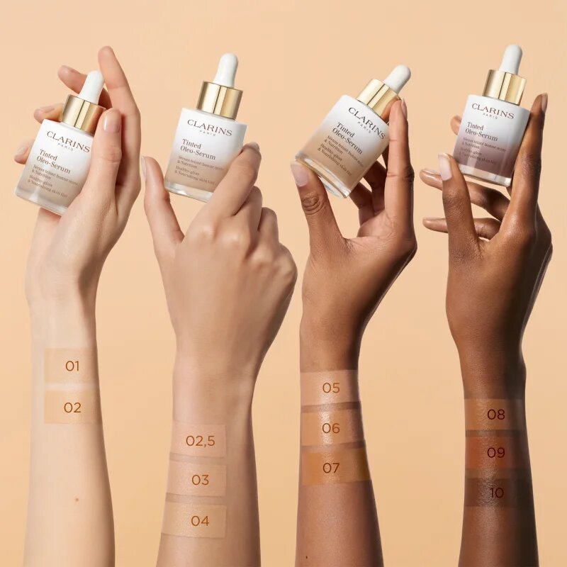 Clarins Tinted Oleo-Serum oljni serum za poenotenje tona kože odtenek 025 30 ml