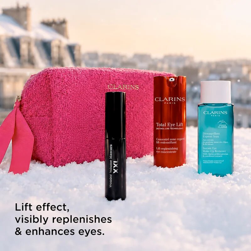 Clarins Total Eye Lift Collection darilni set za lep obraz