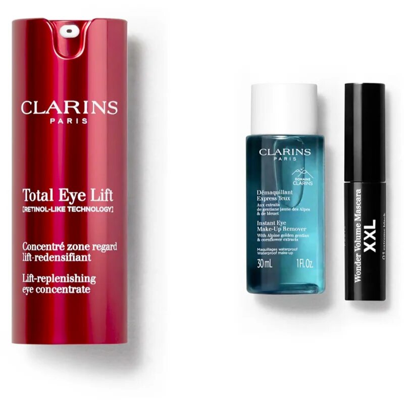 Clarins Total Eye Lift Collection darilni set za lep obraz