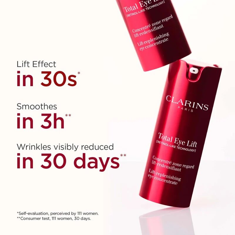 Clarins Total Eye Lift krema za predel okoli oči proti gubam 15 ml
