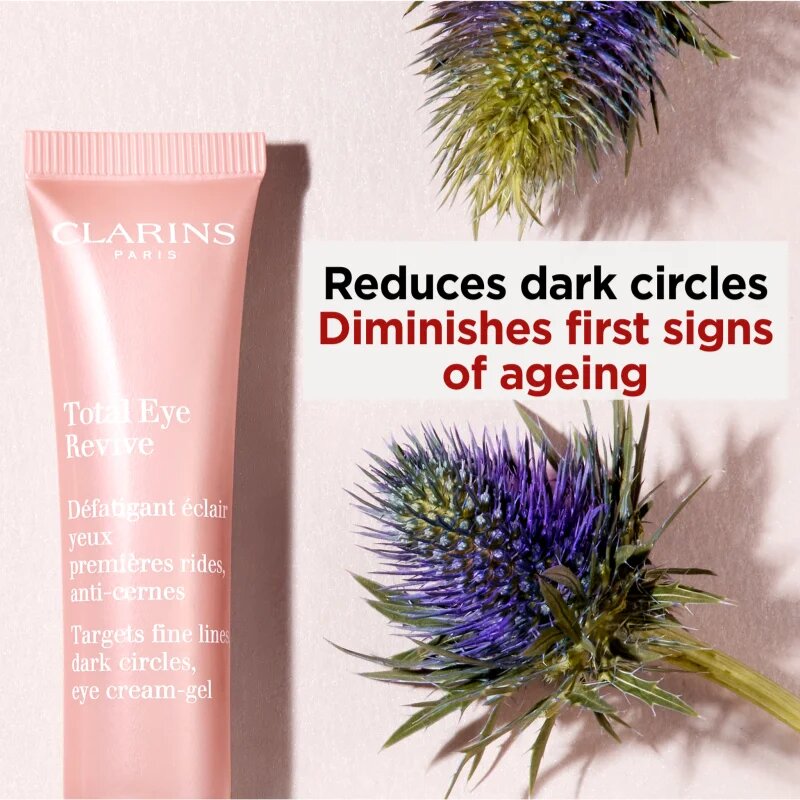 Clarins Total Eye Revive gelasta krema proti znakom utrujenosti 15 ml