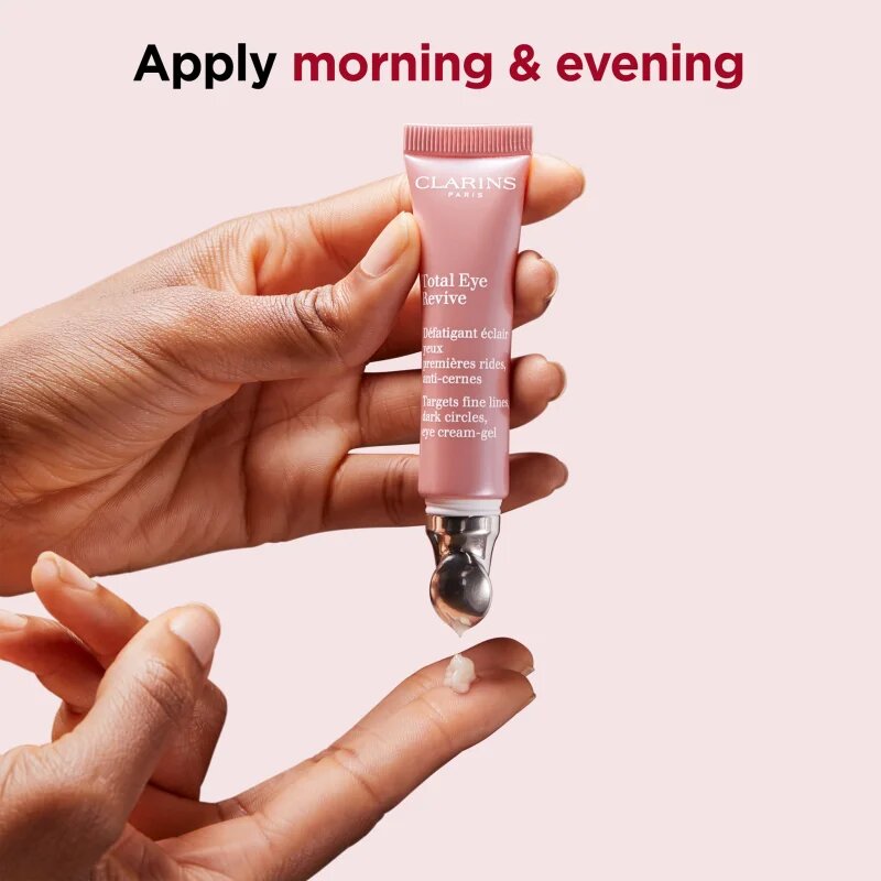 Clarins Total Eye Revive gelasta krema proti znakom utrujenosti 15 ml