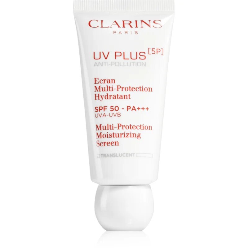 Clarins UV PLUS [5P] Anti-Pollution Translucent večnamenska krema vlažilna SPF 50 30 ml