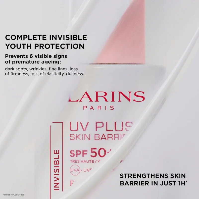 Clarins UV Plus Translucent SPF50 krema za sončenje za obraz SPF 50 30 ml