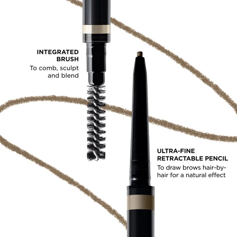 Clarins Wonder Define Eyebrow Pencil svinčnik za obrvi s čopičem odtenek 01 ash blonde 0.06 g