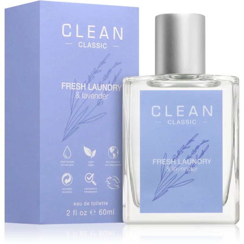 CLEAN Classic Fresh Laundry & Lavender toaletna voda za ženske 60 ml
