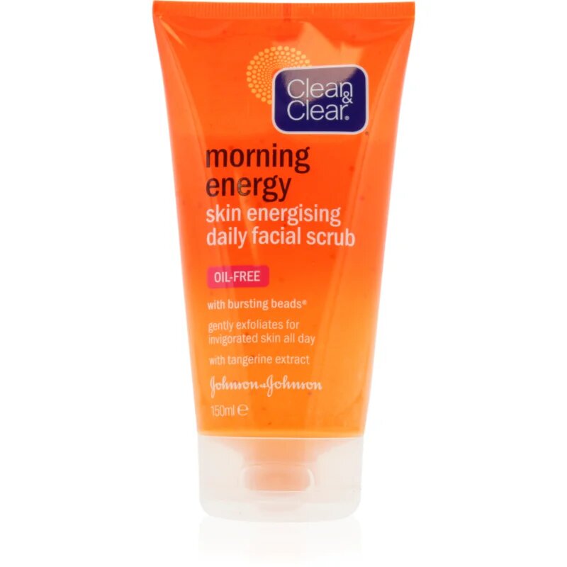 Clean & Clear Morning Energy spodbujajoči piling za obraz 150 ml