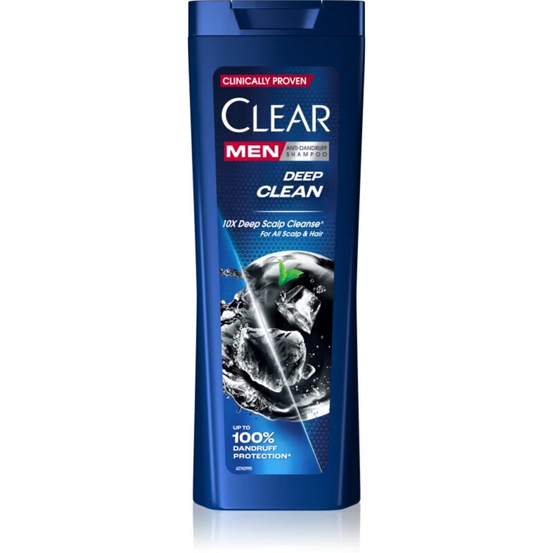 Clear Deep Clean čistilni šampon za moške 360 ml
