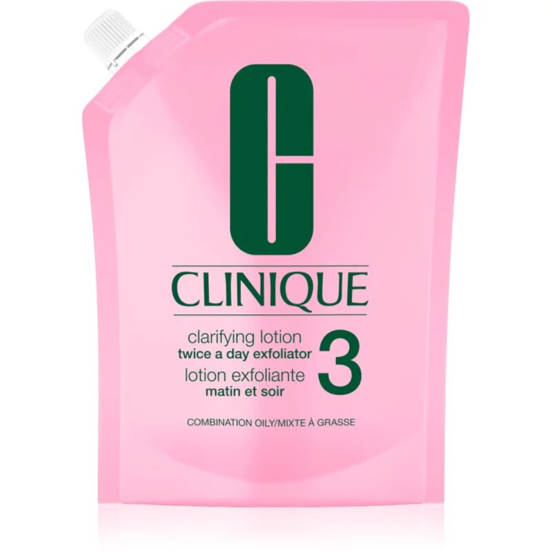 Clinique 3 Steps Clarifying Lotion 3 tonik za mastno in mešano kožo nadomestno polnilo 400 ml
