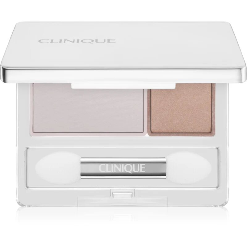 Clinique All About Shadow™ Duo duo senčila za oči odtenek Seashell Pink/Fawn Satin 1.7 g