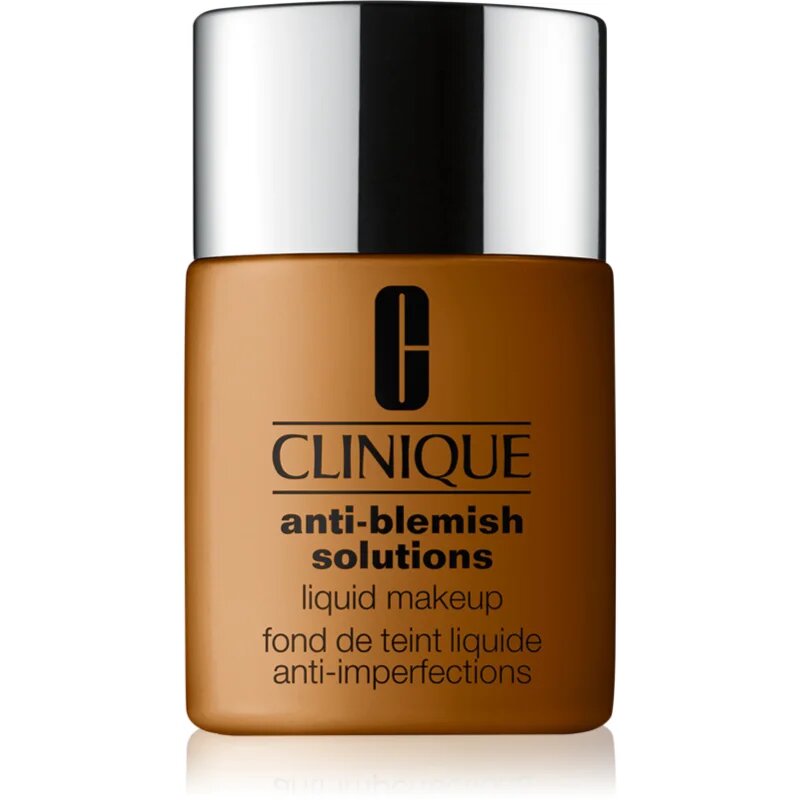 Clinique Anti-Blemish Solutions™ Liquid Makeup prekrivni tekoči puder za mastno k aknam nagnjeno kožo odtenek WN 118 Amber 30 ml
