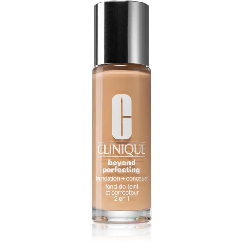 Clinique Beyond Perfecting™ Foundation + Concealer puder in korektor 2 v 1 odtenek CN 40 Cream Chamois 30 ml