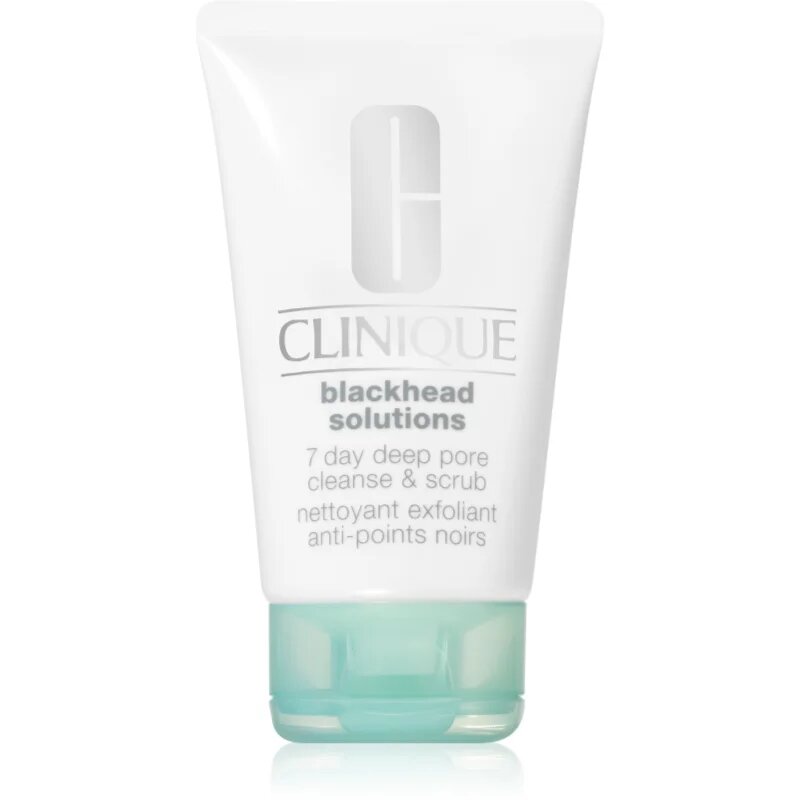 Clinique Blackhead Solutions 7 Day Deep Pore Cleanse & Scrub čistilni piling za obraz proti črnim pikicam 125 ml