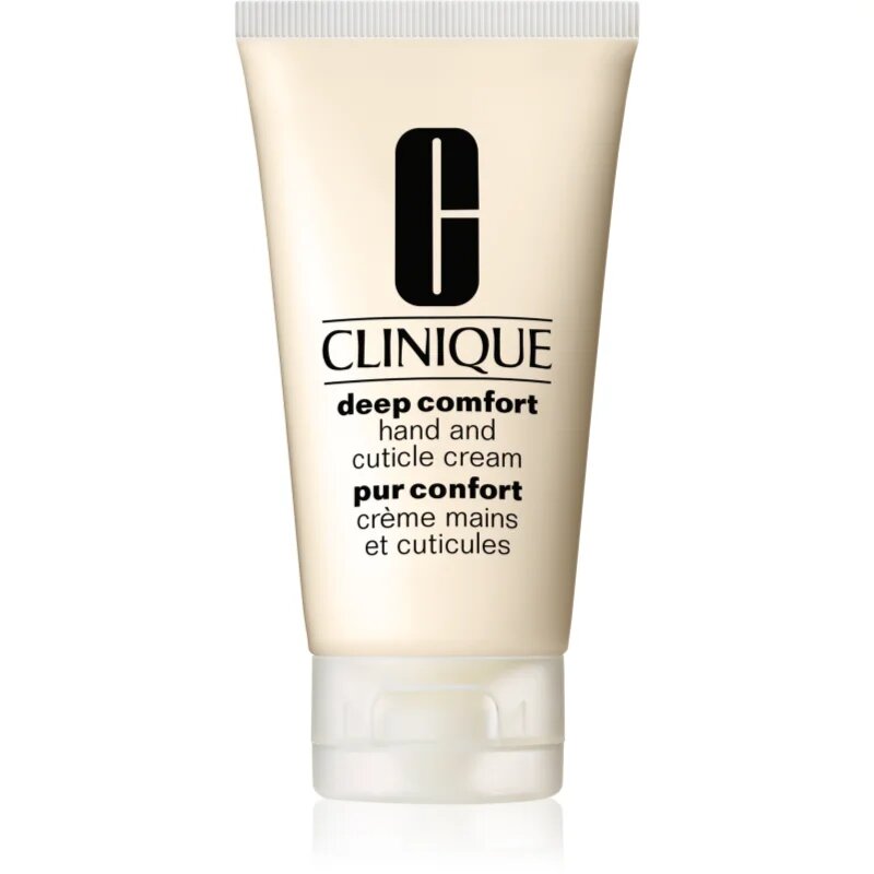Clinique Deep Comfort™ Hand and Cuticle Cream globinsko vlažilna krema za roke nohte in obnohtno kožico 75 ml