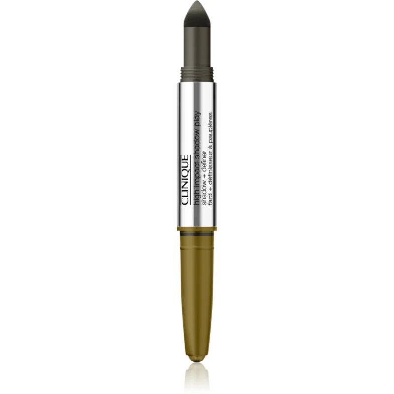 Clinique High Impact™ Shadow Play senčila za oči v svičniku duo odtenek Mixed Greens 1.9 g