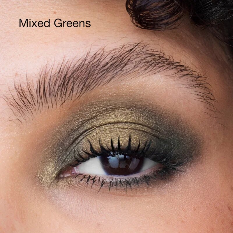 Clinique High Impact™ Shadow Play senčila za oči v svičniku duo odtenek Mixed Greens 1.9 g