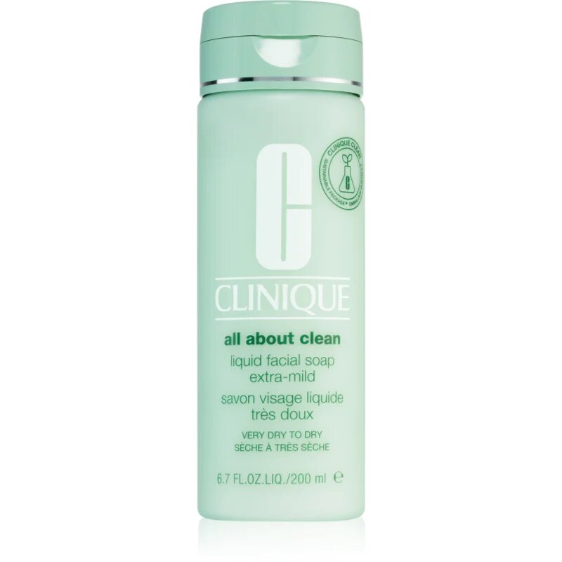 Clinique Liquid Facial Soap Extra-Mild tekoče milo za suho do zelo suho kožo 200 ml