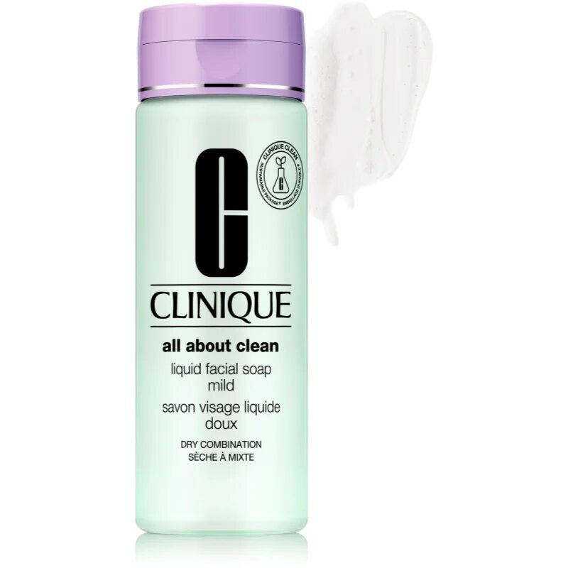 Clinique Liquid Facial Soap Mild tekoče milo za suho in mešano kožo 200 ml
