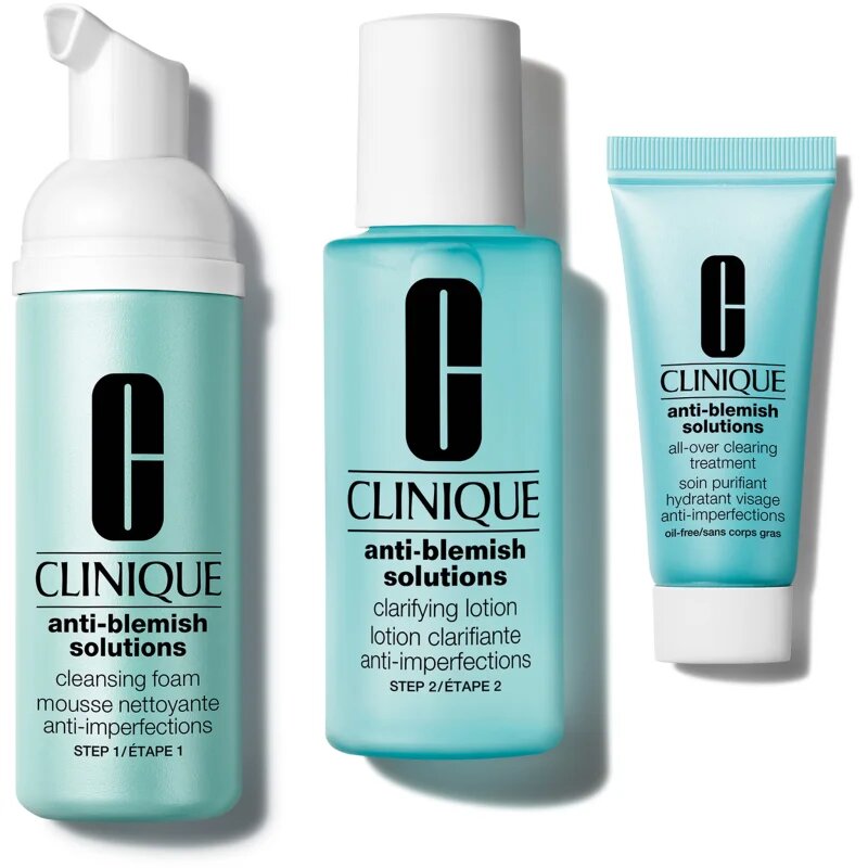 Clinique Mini Kit Clear Skin Routine darilni set za popolno čiščenje obraza