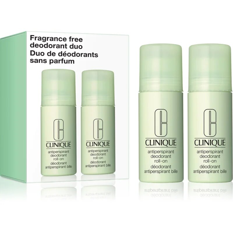 Clinique Mini Kit Fragrance Free Deodorant Duo deodorant roll-on