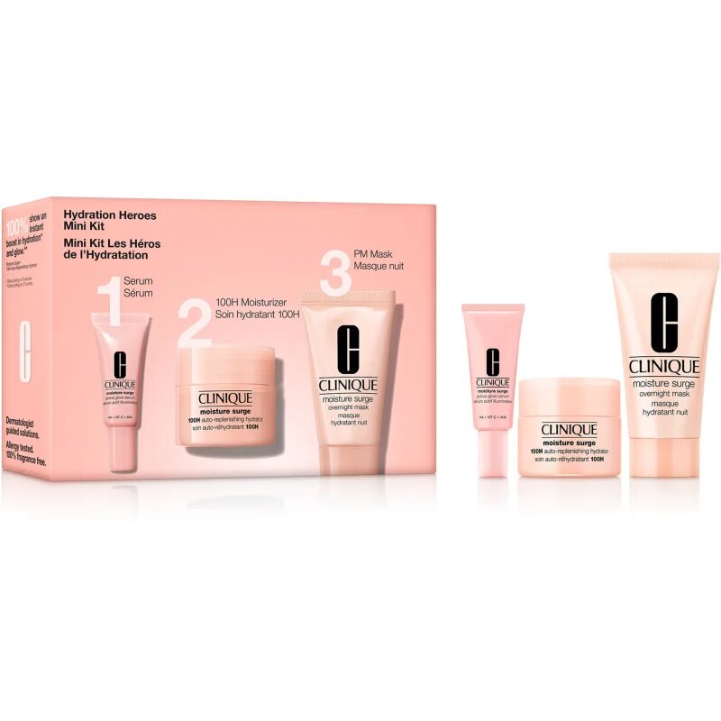 Clinique Mini Kit Hydration Heroes darilni set za dehidrirano kožo