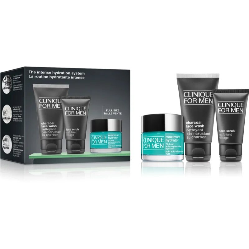 Clinique Mini Kit The Intense Hydration System darilni set za moške