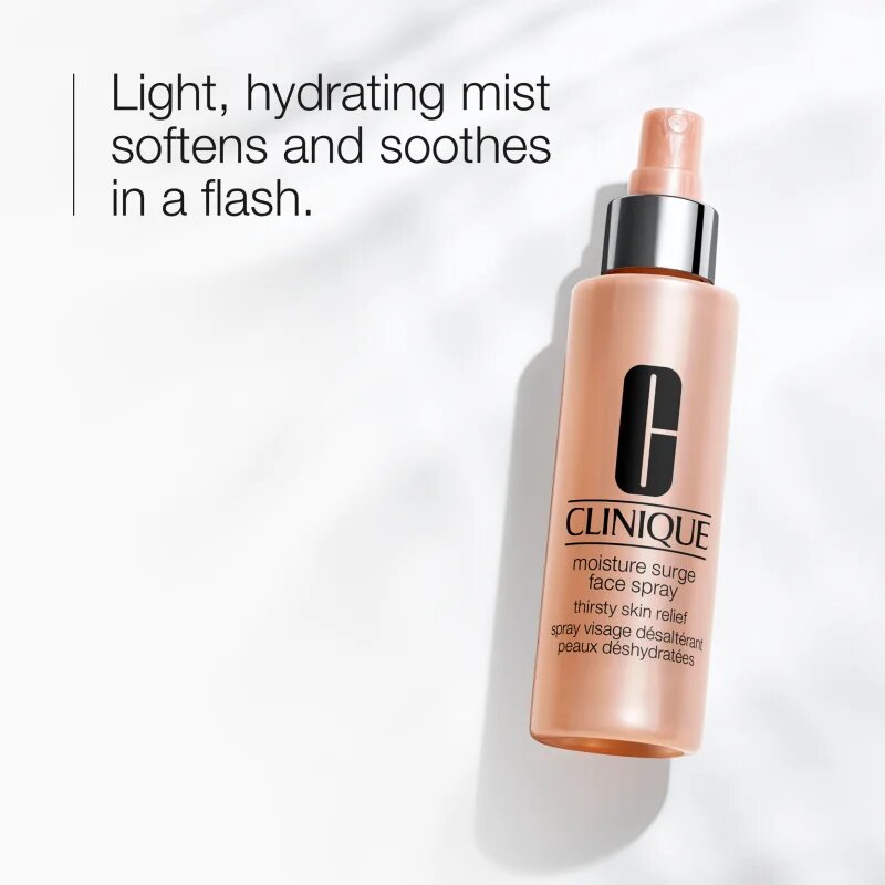 Clinique Moisture Surge™ Face Spray Thirsty Skin Relief pršilo za obraz z vlažilnim učinkom 125 ml