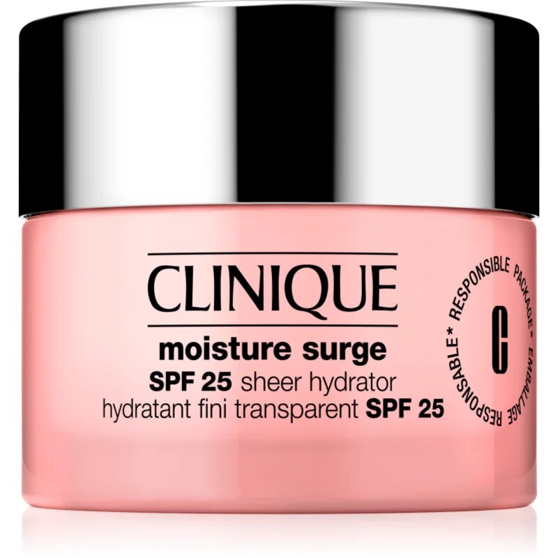 Clinique Moisture Surge™ SPF 25 Sheer Hydrator dnevna hranilna in vlažilna krema SPF 25 50 ml