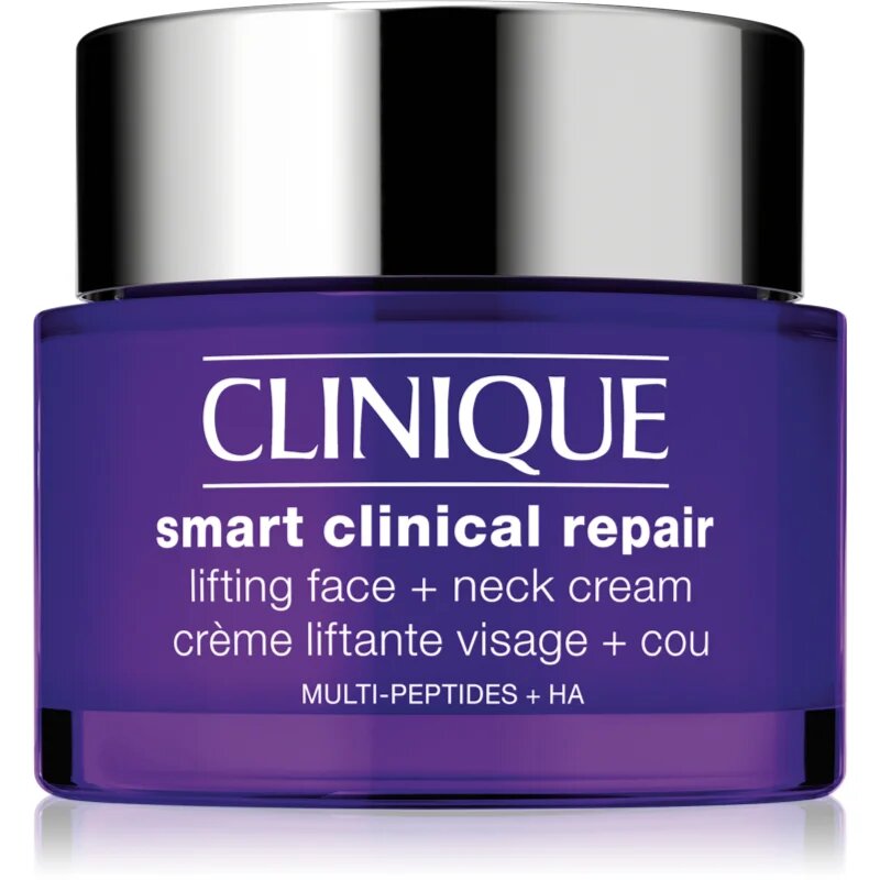 Clinique Smart Clinical™ Repair Lifting Face + Neck Cream pomlajevalna krema za obraz in vrat 75 ml