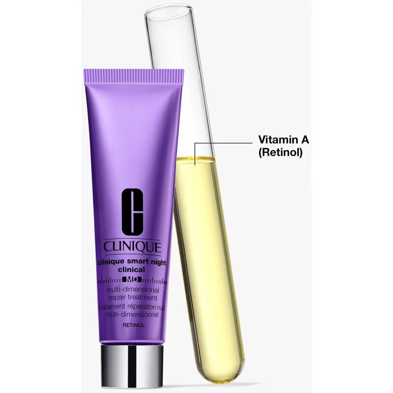 Clinique Smart Night™ Clinical MD Multi-Dimensional Repair Treatment obnovitvena nočna nega z retinolom 30 ml