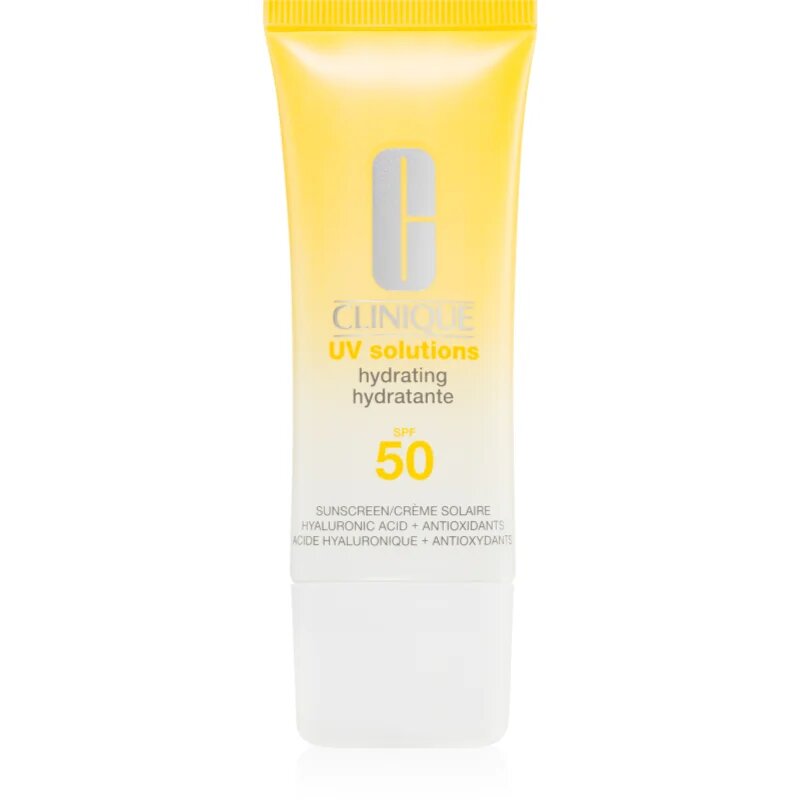 Clinique Sun UV Solutions Hydrating Sunscream SPF 50 krema za sončenje za obraz vlažilna 40 ml