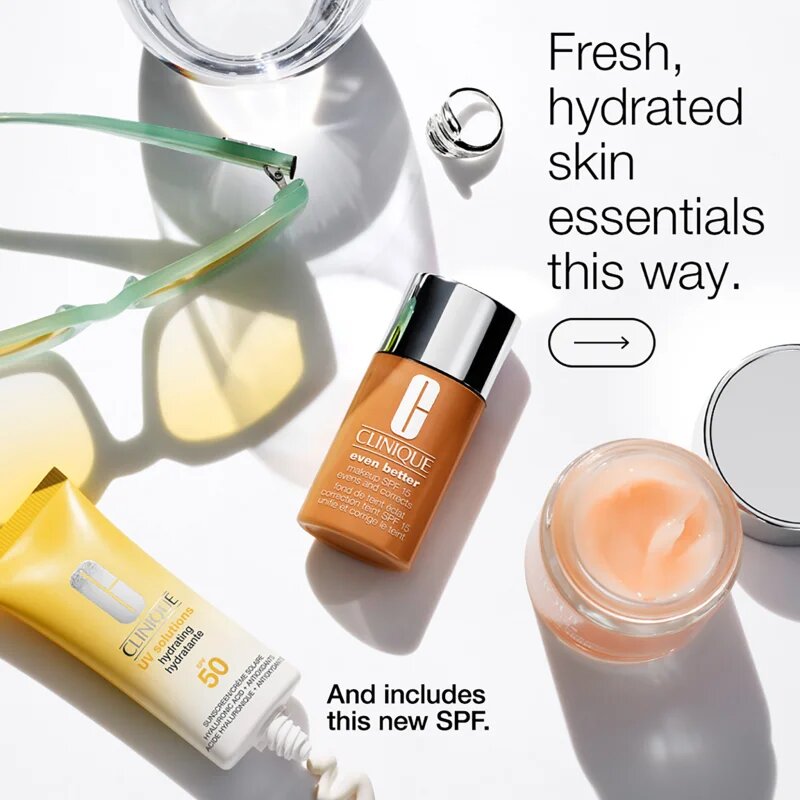 Clinique Sun UV Solutions Hydrating Sunscream SPF 50 krema za sončenje za obraz vlažilna 40 ml
