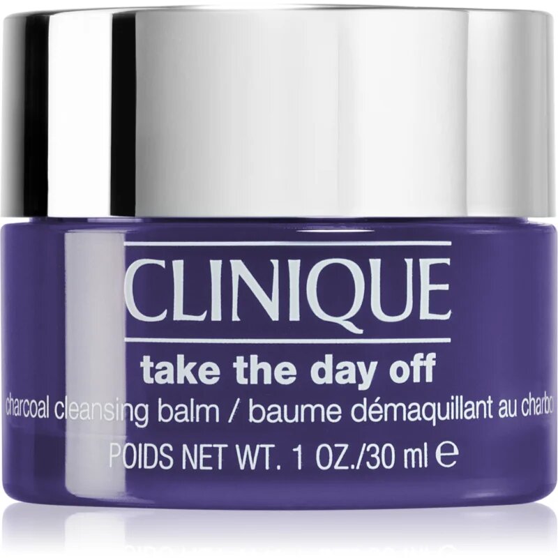 Clinique Take The Day Off™ Charcoal Detoxifying Cleansing Balm čistilni balzam za odstranjevanje ličil z aktivnim ogljem 30 ml
