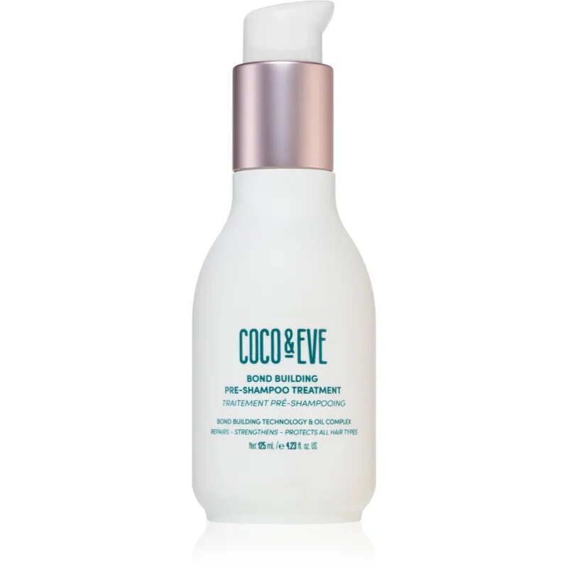 Coco & Eve Bond Building Pre-Shampoo Treatment nega pred šamponiranjem za poškodovane lase 125 ml