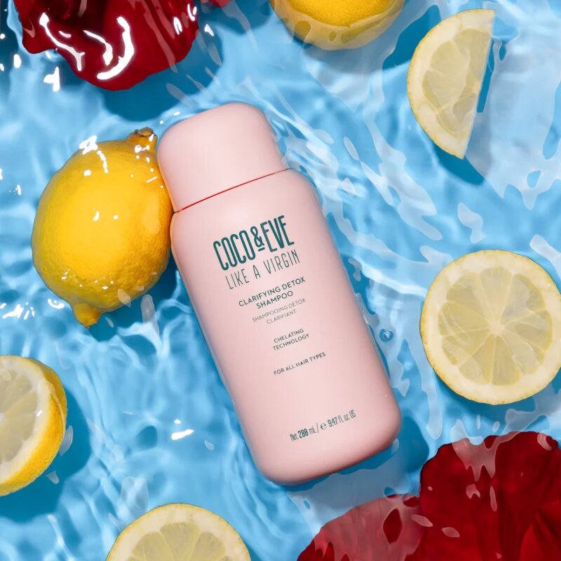 Coco & Eve Like A Virgin Clarifying Detox Shampoo globinsko čistilni šampon z razstrupljevalnim učinkom 280 ml
