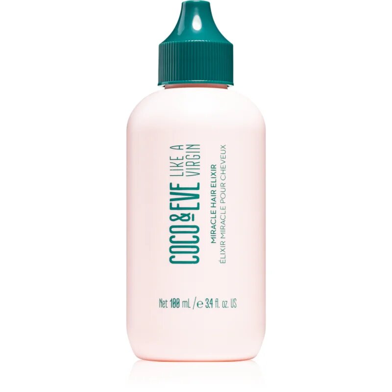 Coco & Eve Like A Virgin Miracle Hair Elixir eliksir brez spiranja za sijaj in mehkobo las 100 ml