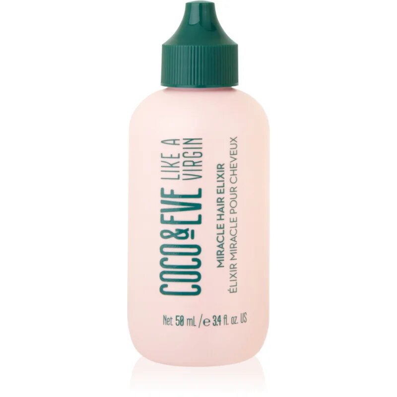 Coco & Eve Like A Virgin Miracle Hair Elixir eliksir brez spiranja za sijaj in mehkobo las 50 ml