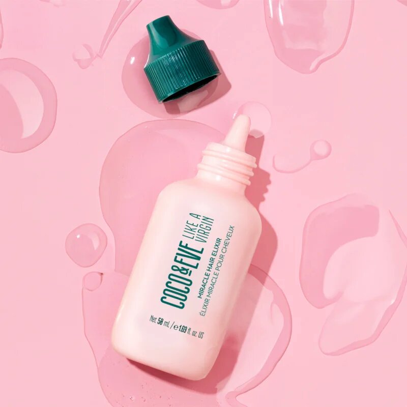 Coco & Eve Like A Virgin Miracle Hair Elixir eliksir brez spiranja za sijaj in mehkobo las 50 ml