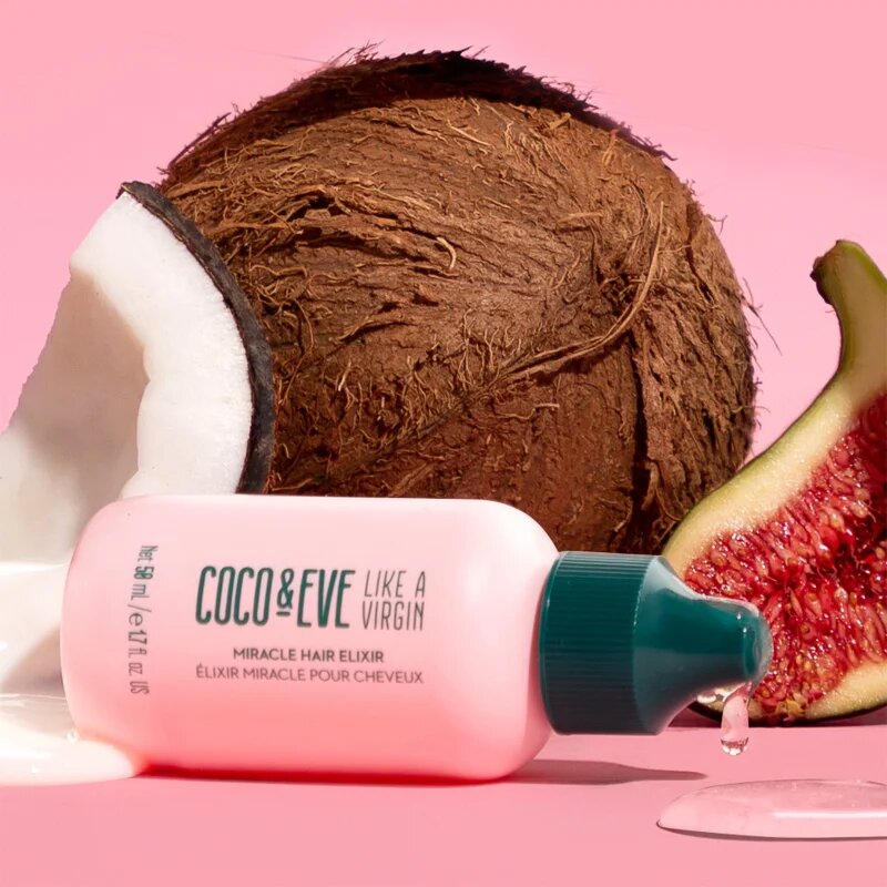 Coco & Eve Like A Virgin Miracle Hair Elixir eliksir brez spiranja za sijaj in mehkobo las 50 ml