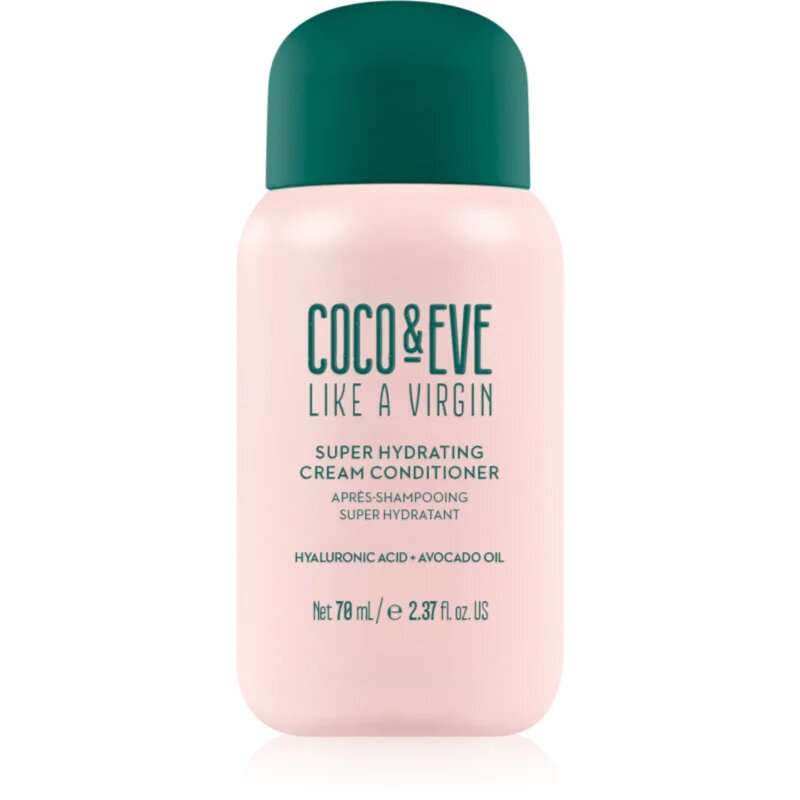 Coco & Eve Like A Virgin Super Hydrating Cream Conditioner vlažilni balzam za sijaj in mehkobo las 70 ml