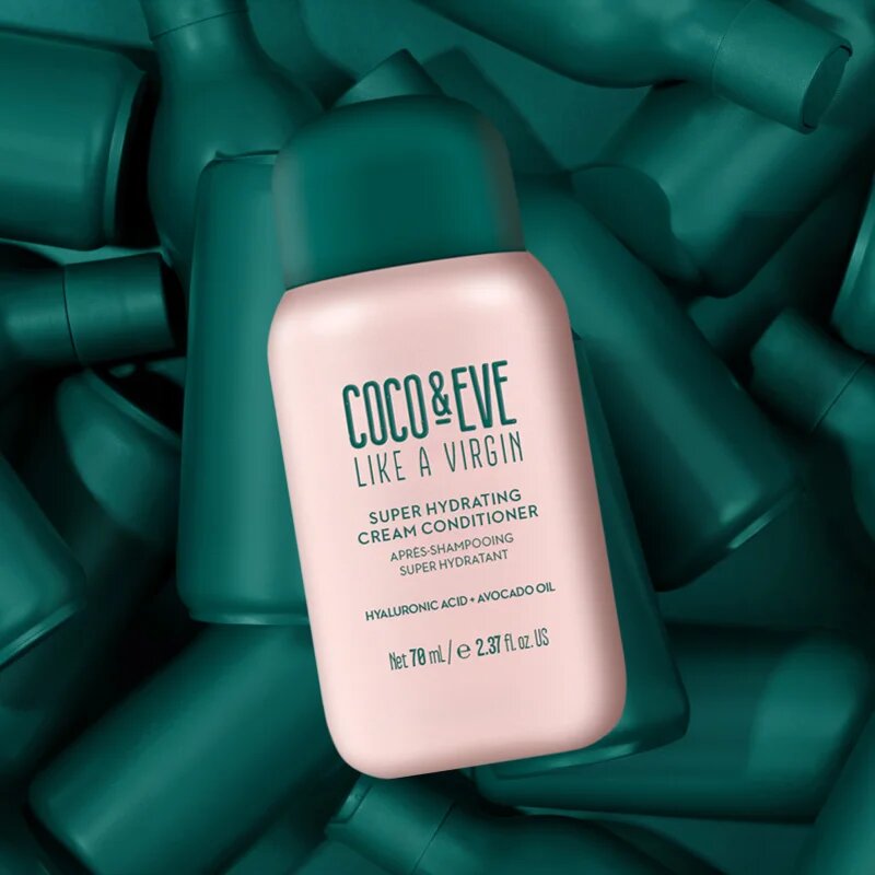 Coco & Eve Like A Virgin Super Hydrating Cream Conditioner vlažilni balzam za sijaj in mehkobo las 70 ml