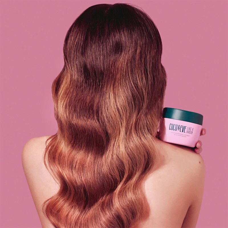 Coco & Eve Like A Virgin Super Nourishing Coconut & Fig Hair Masque set za popoln videz las