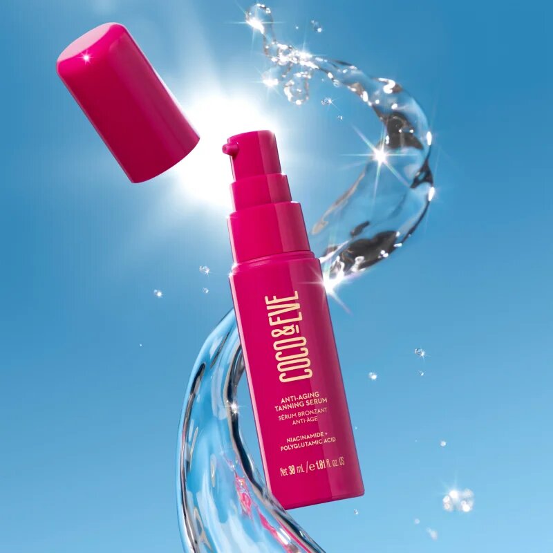 Coco & Eve Sunny Honey Anti-Aging Tanning Serum samoporjavitveni serum za obraz 30 ml