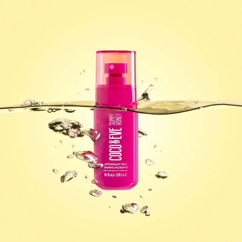 Coco & Eve Sunny Honey Antioxidant Face Tanning Micromist samoporjavitvena meglica za obraz 75 ml
