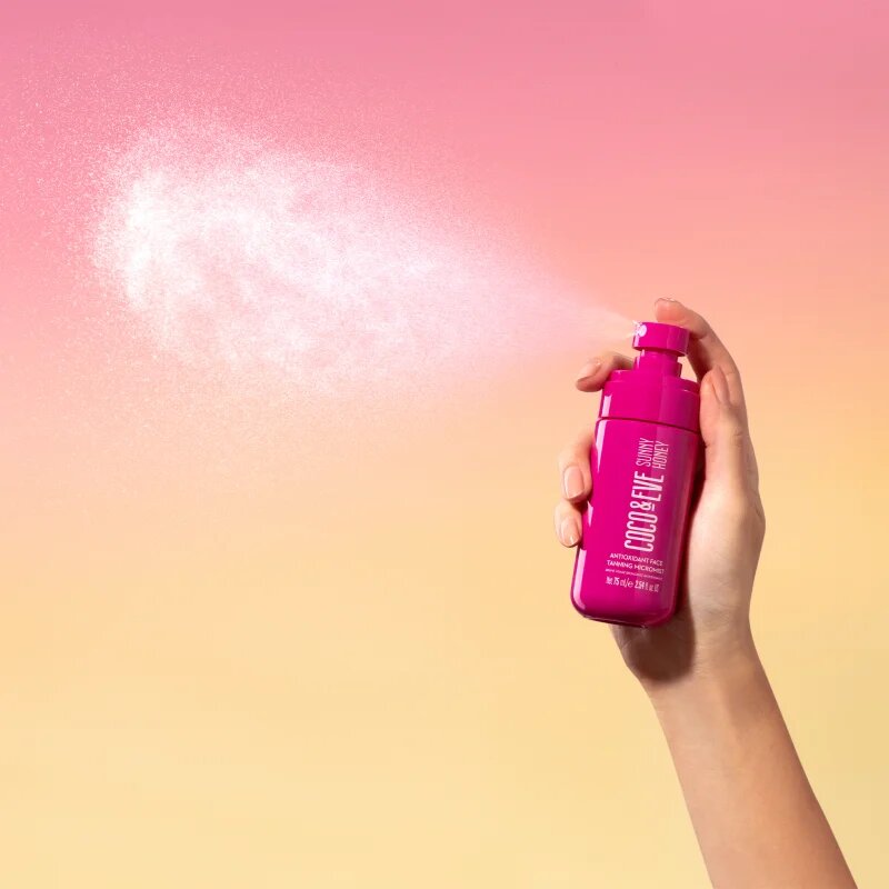 Coco & Eve Sunny Honey Antioxidant Face Tanning Micromist samoporjavitvena meglica za obraz 75 ml