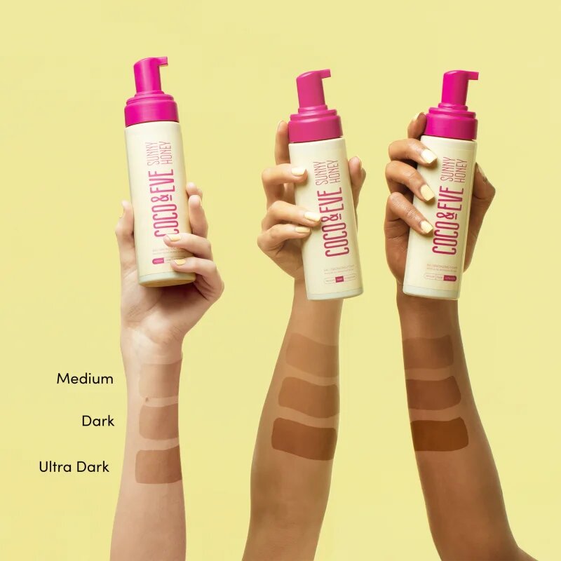 Coco & Eve Sunny Honey Bali Bronzing Foam samoporjavitvena pena Medium 50 ml